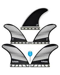 Futures F6 Honeycomb 5 Fin Set - Green