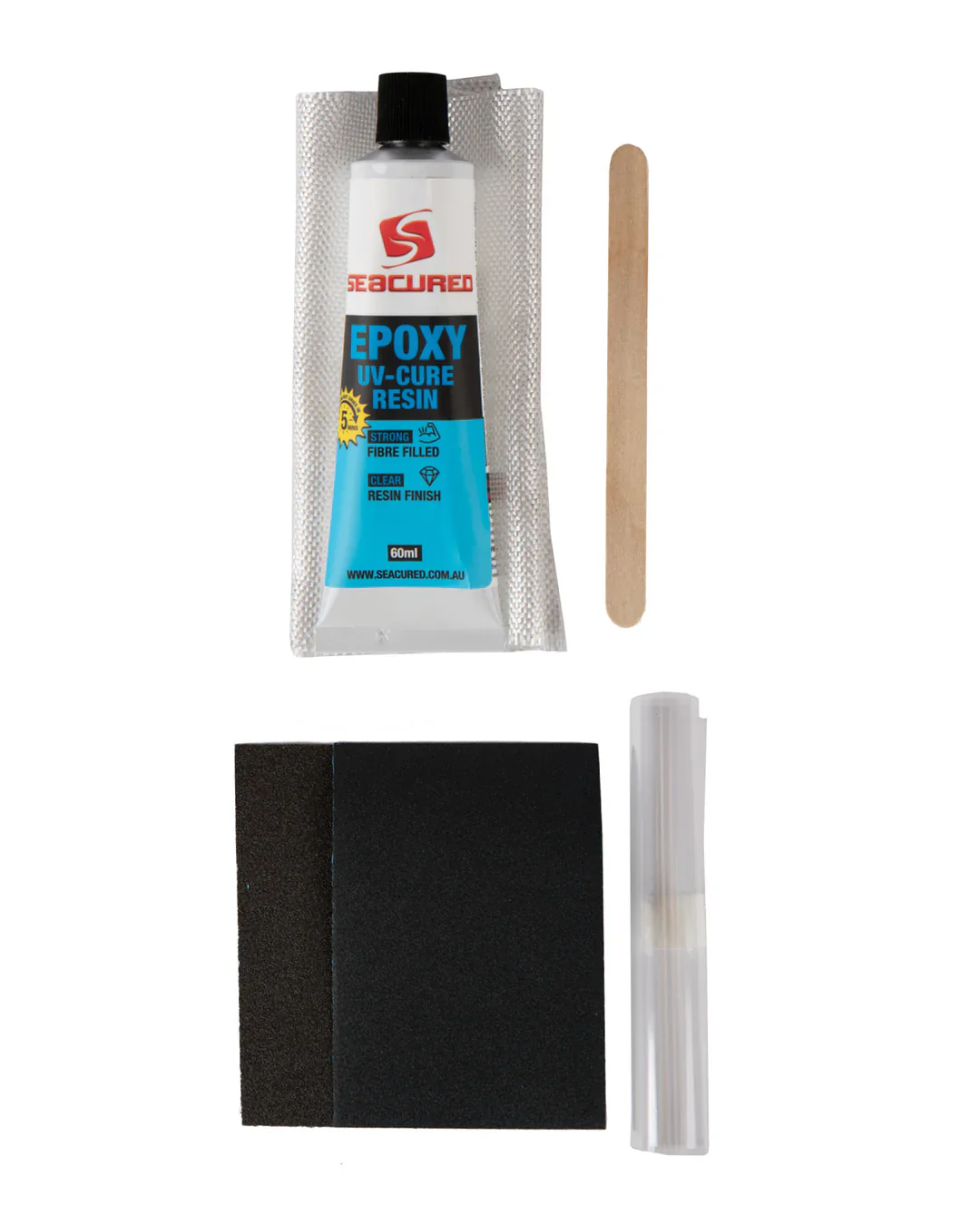 Seacured Epoxy Resin UV-Cure Large Repair Kit 60ml - Image 2