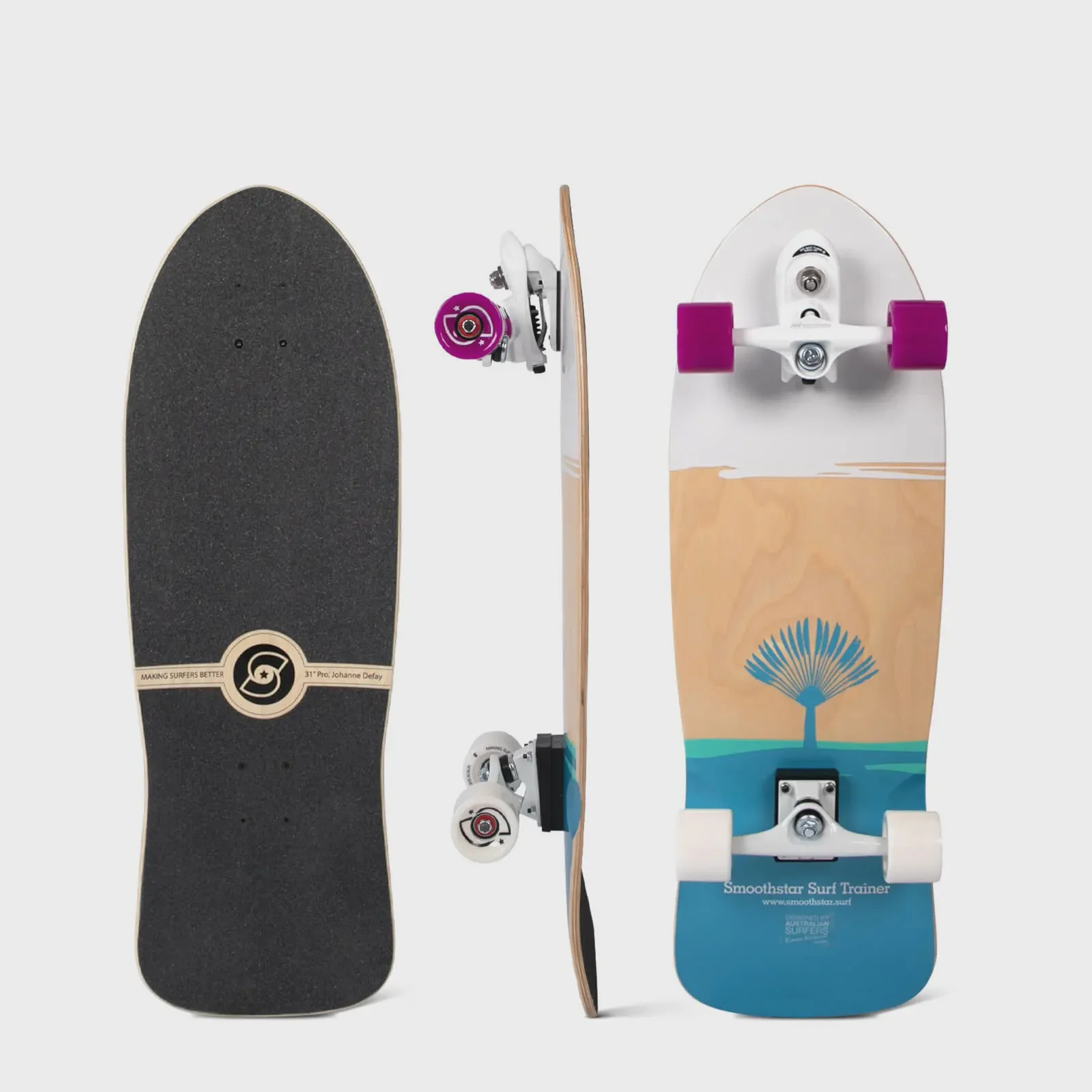 SmoothStar 31" Johanne Defay 2.0 - Teal & White