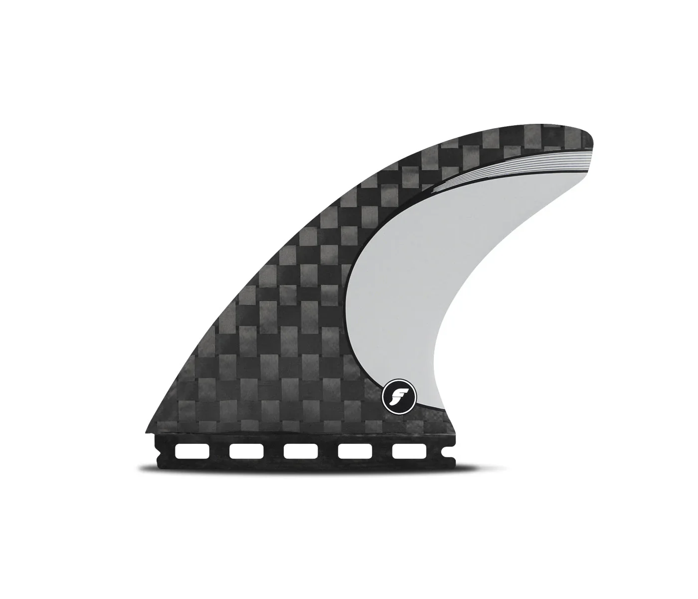 Futures 3/2 Vector Blackstix+ Large Thruster Fin Set - Silver - Image 2