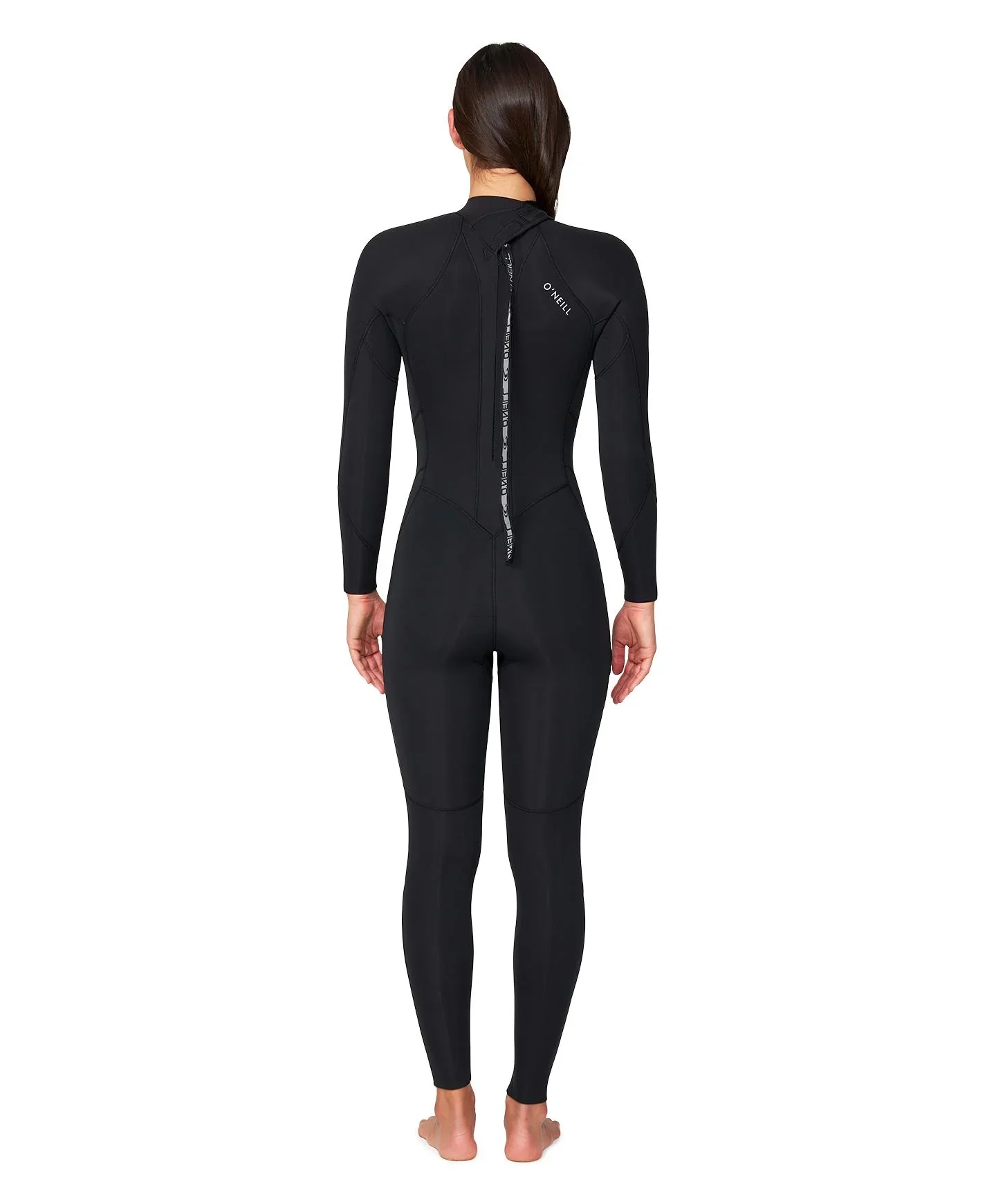 WOMEN'S BAHIA  BACK ZIP 3/2MM FULL SUIT - BLACK - Image 2