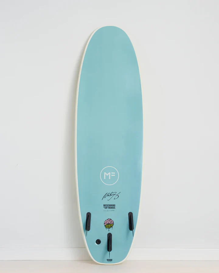 MF Beastie SuperSoft Softboard - White/Teal - Image 2