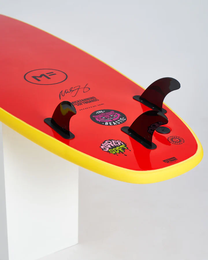 MF Beastie Super Soft  - Sunshine/Red - Image 4