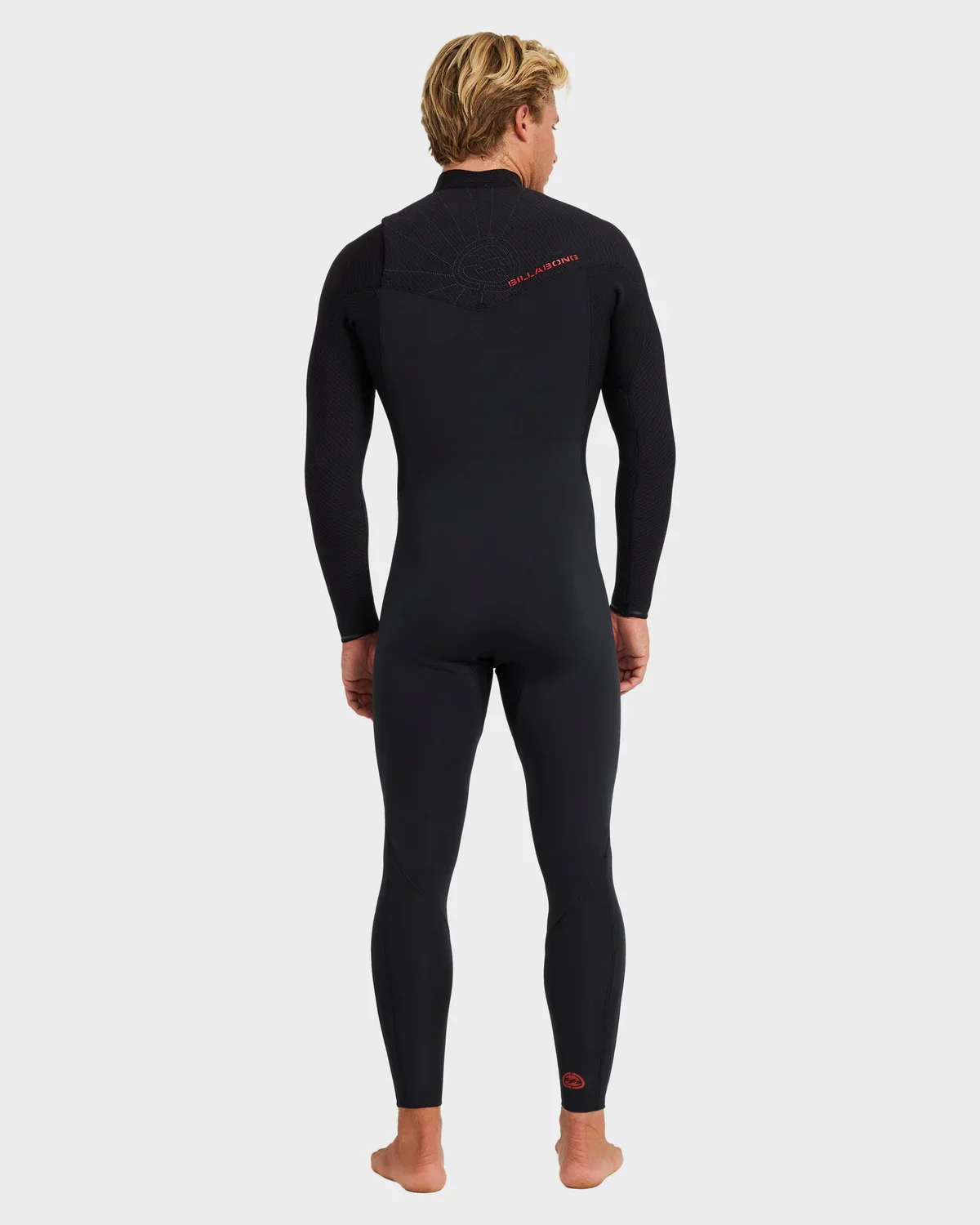 Billabong Mens 3/2mm Revolution Natural Chest Zip Steamer Wetsuit - Image 2