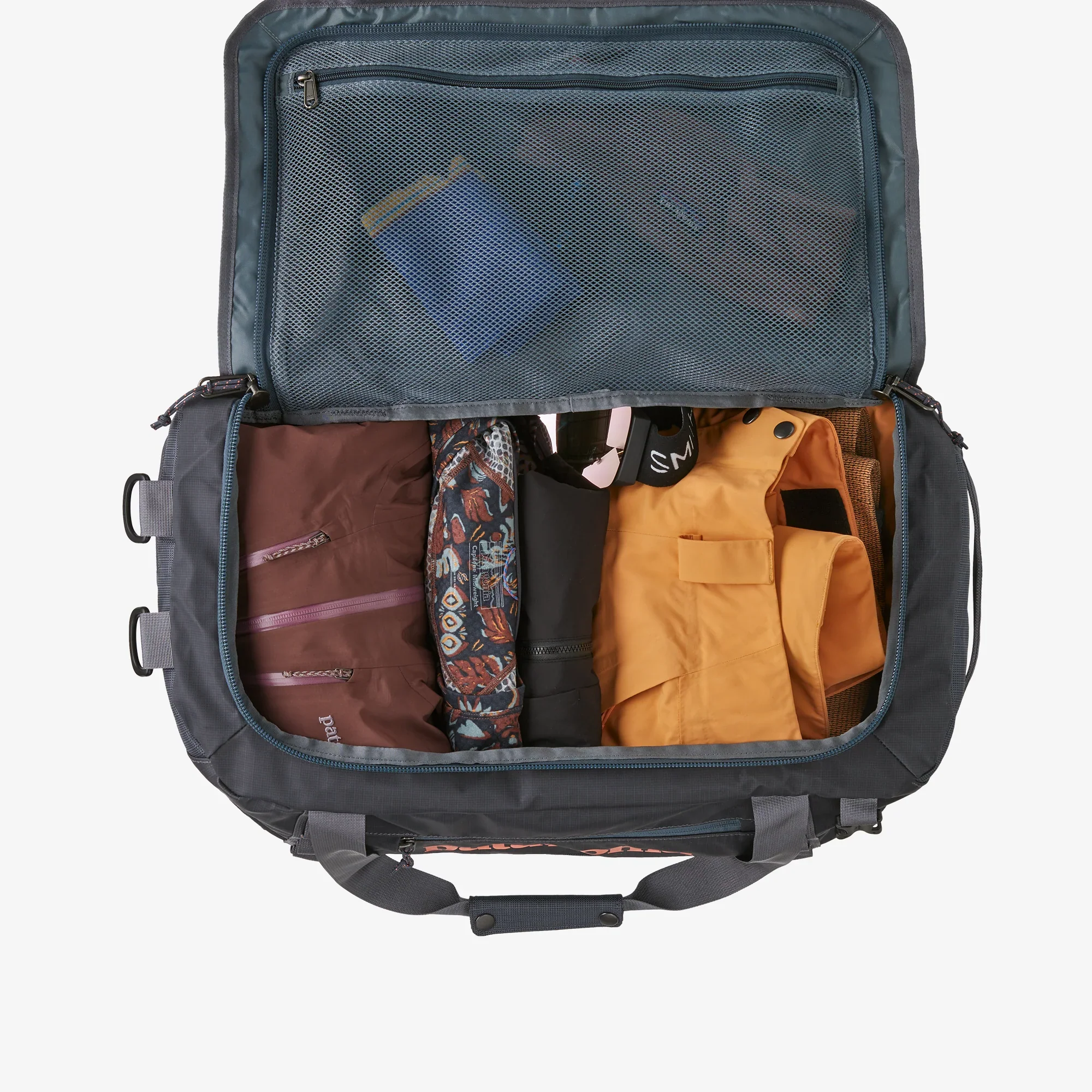 Black Hole Duffel 40L - Seabird Grey - Image 6