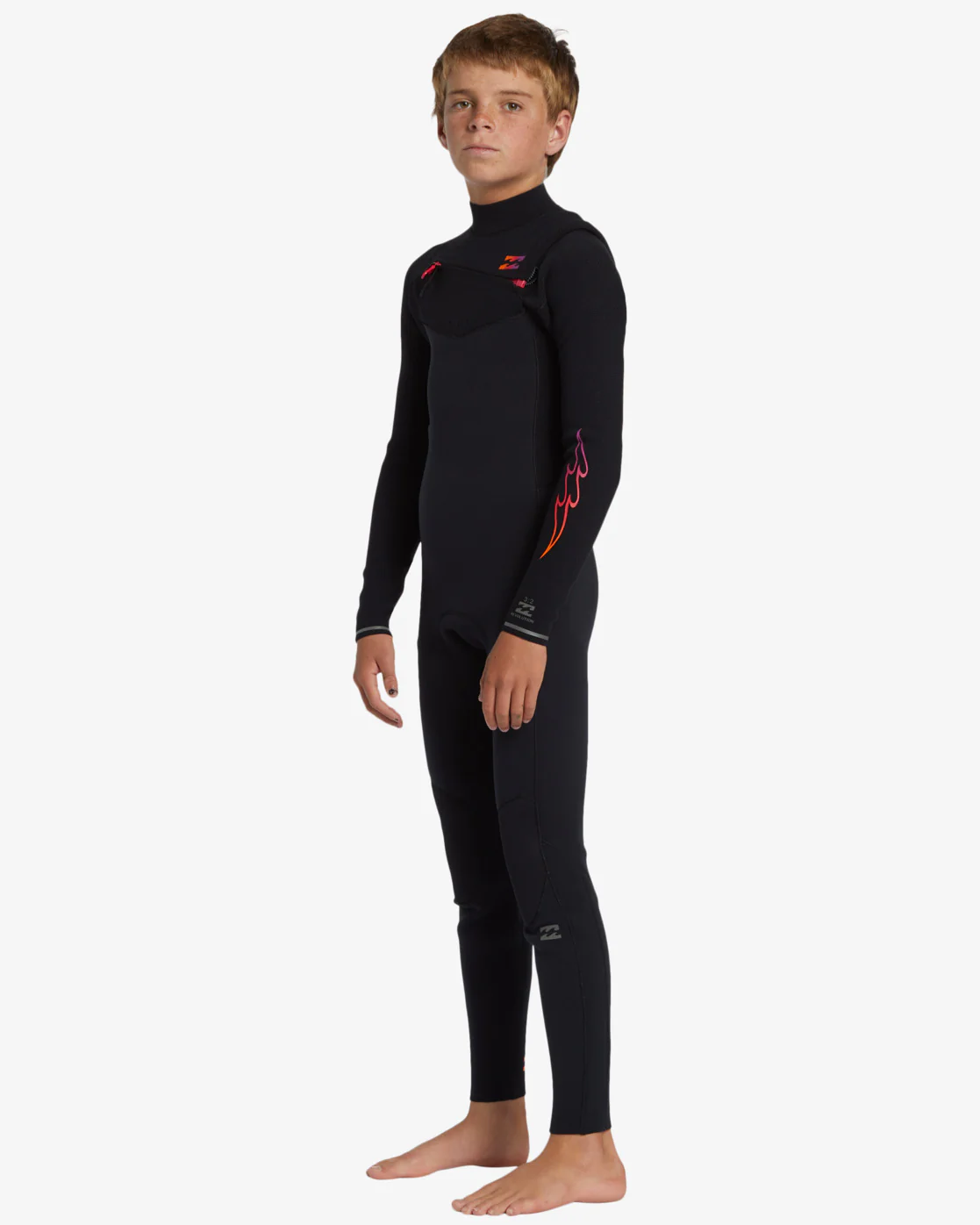 BOYS 302 REVOLUTION FULL SUIT - BLACK FADE - Image 3