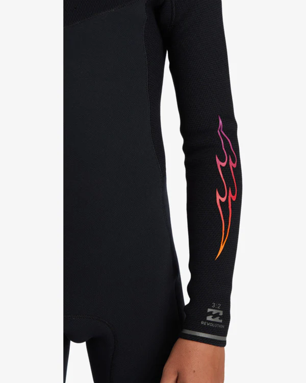 BOYS 302 REVOLUTION FULL SUIT - BLACK FADE - Image 5