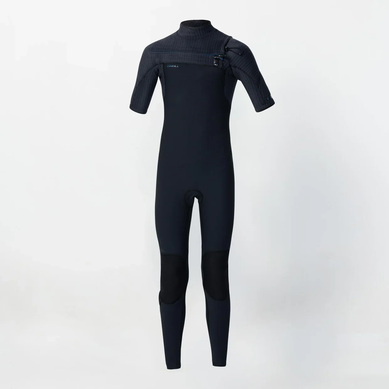 O'neill Boys HyperFreak Chest Zip Short Sleeve Steamer - Black - Image 5