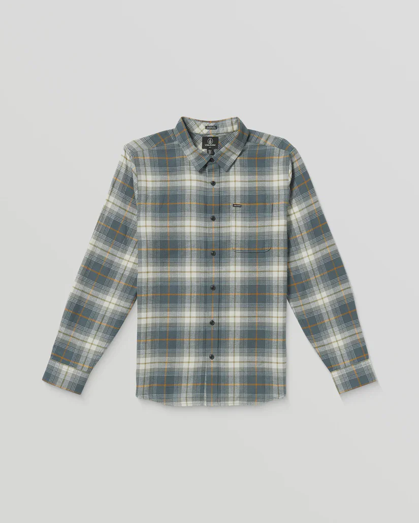 Caden Plaid Long Sleeve Shirt - Dark Slate