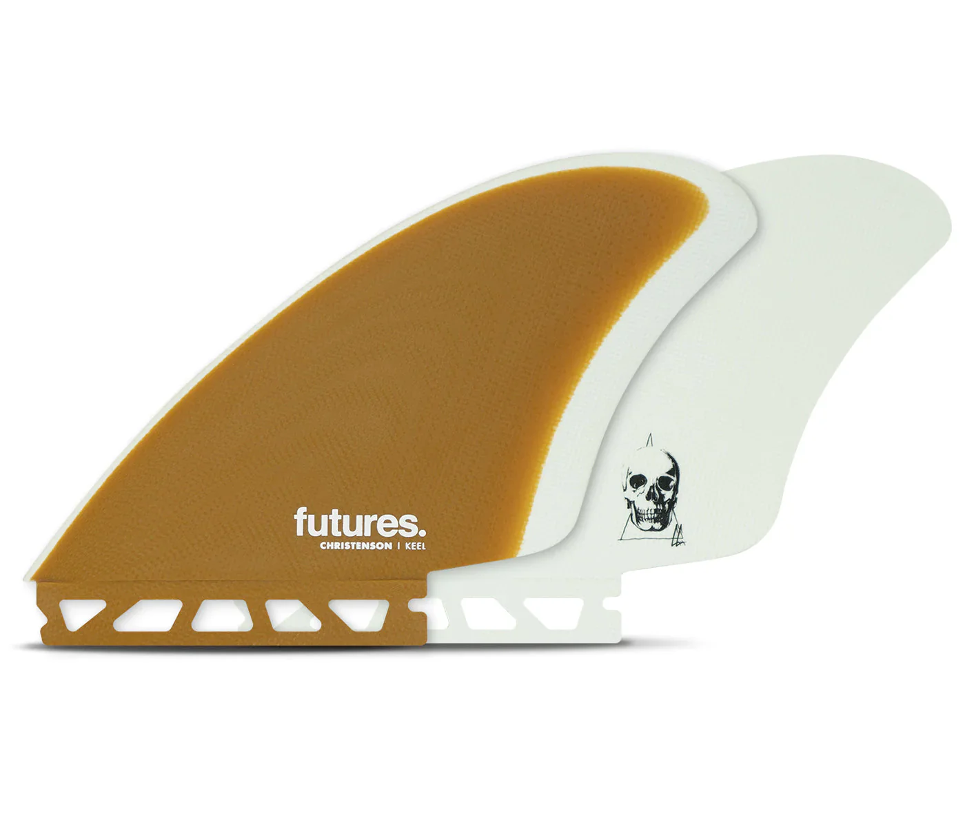 Futures Christenson Fibreglass Keel - Brown/White