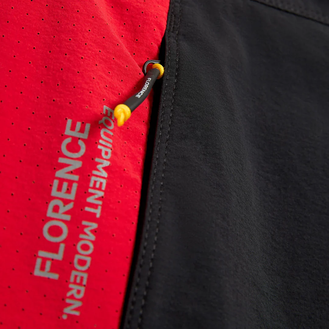 Cordura® Airtex Boardshort - Black/Racing Red - Image 3
