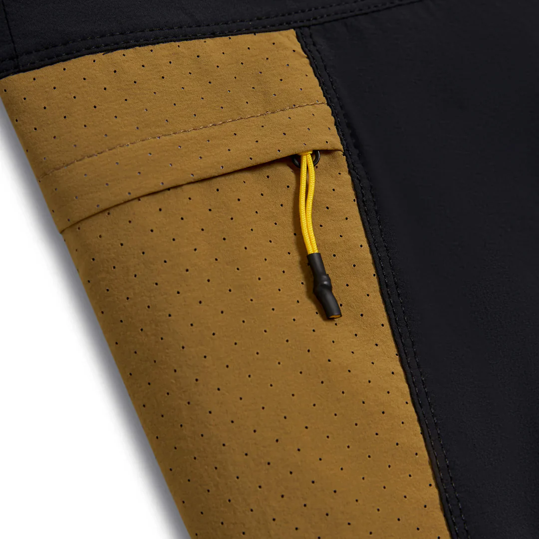 Florence Cordura® Airtex Boardshort - Black/Tan - Image 3
