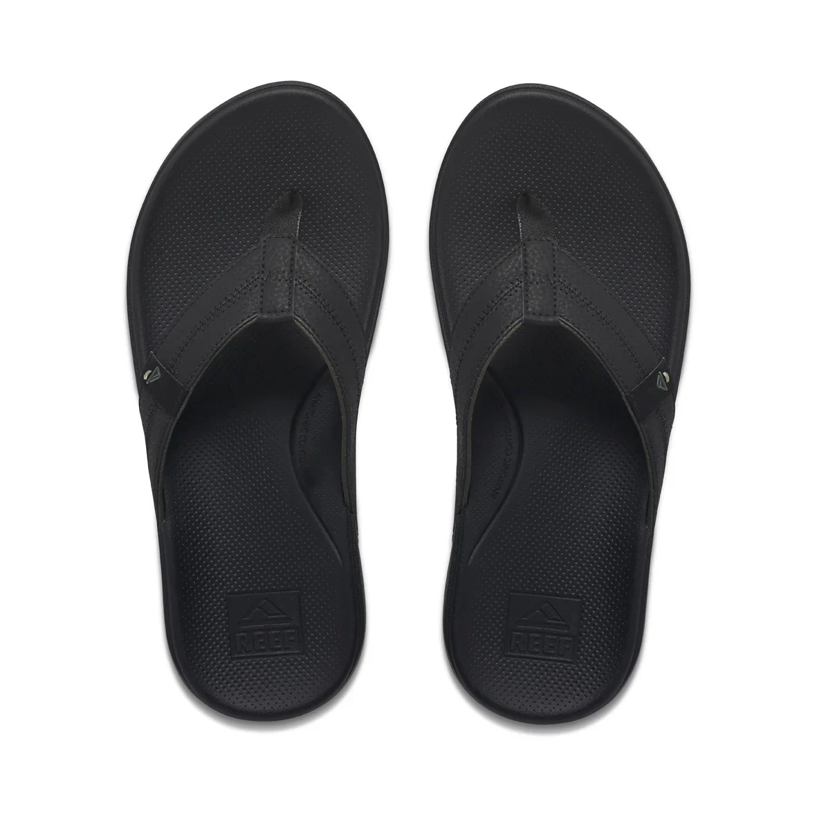 Men's Reef Cushion Phantom 2.0 Thongs - Black - Image 2
