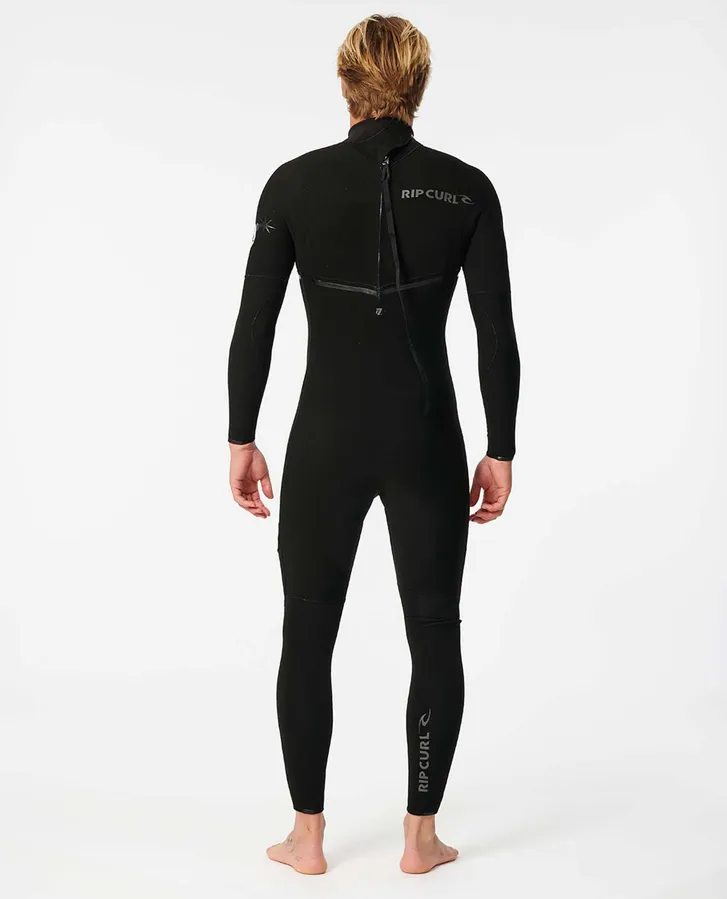 E-Bomb 3/2 Back Zip Wetsuit - Black - Image 2