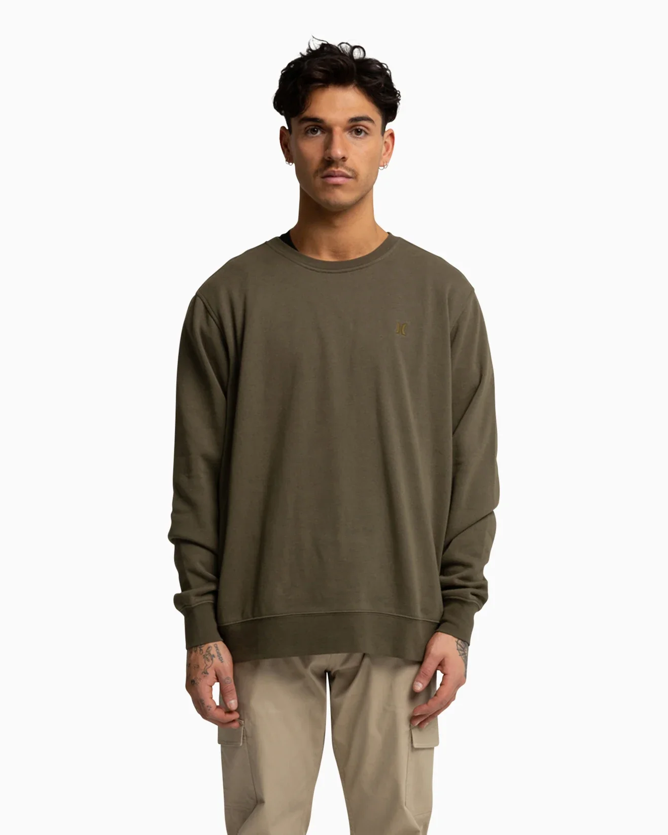 Essentials Hurley Mens Crew - Kalamata - Image 3