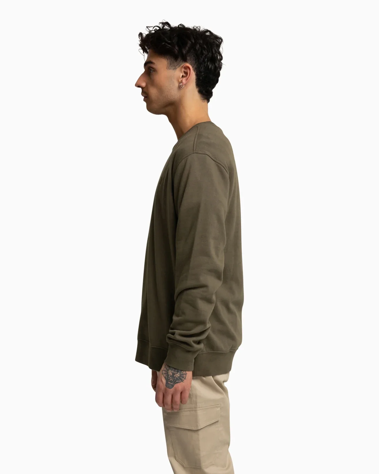 Essentials Hurley Mens Crew - Kalamata - Image 4