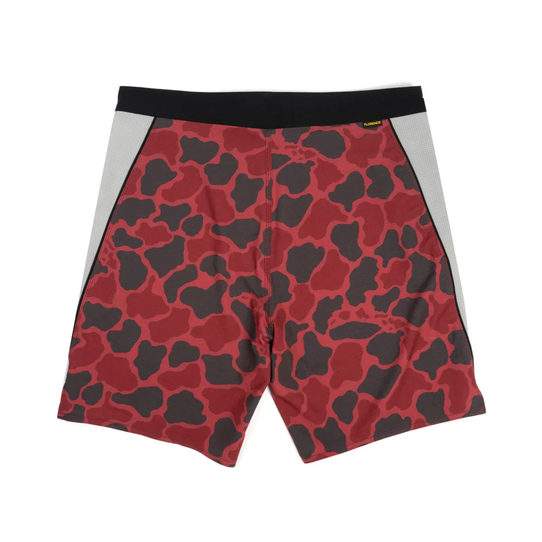 F1 AIRTEX GAMMA BOARDSHORT - MAROON CAMO - Image 2