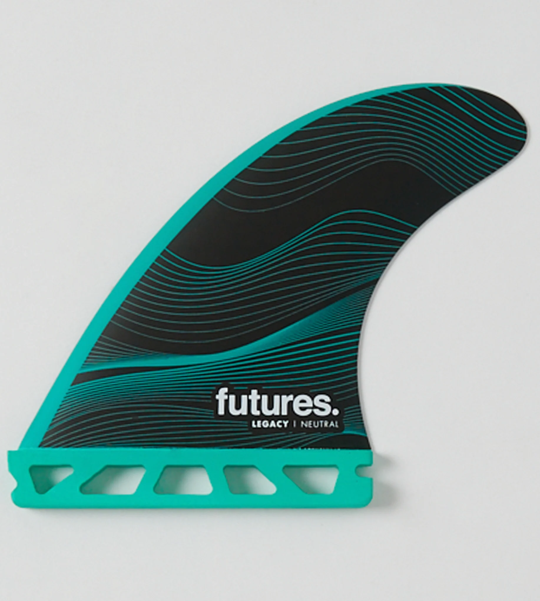 Futures F6 Honeycomb Thruster Fin Set - Green