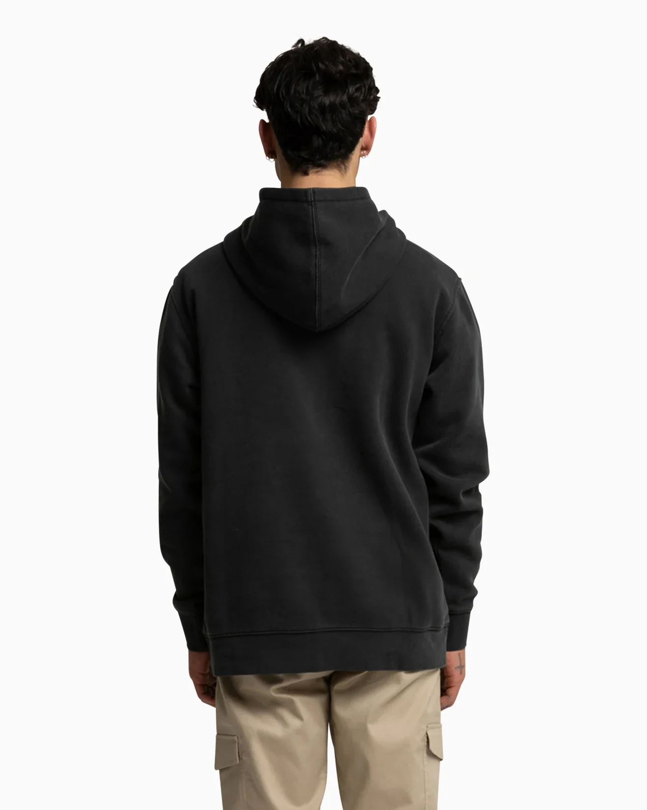 Fastlane Hurley Mens Washed Pullover - Black - Image 5