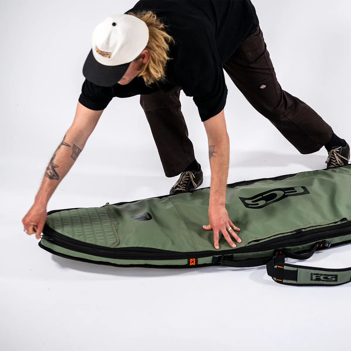 FCS Day-X Mid Length Surfboard Cover - Alpine - Image 9