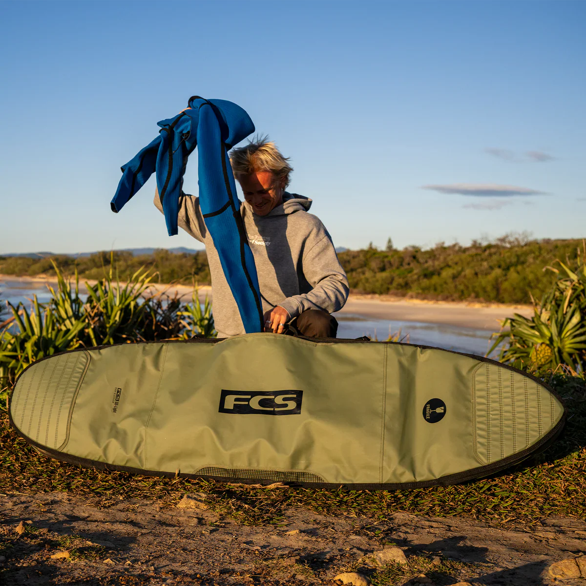 FCS Day-X Shortboard/Fish Cover - Alpine - Image 6