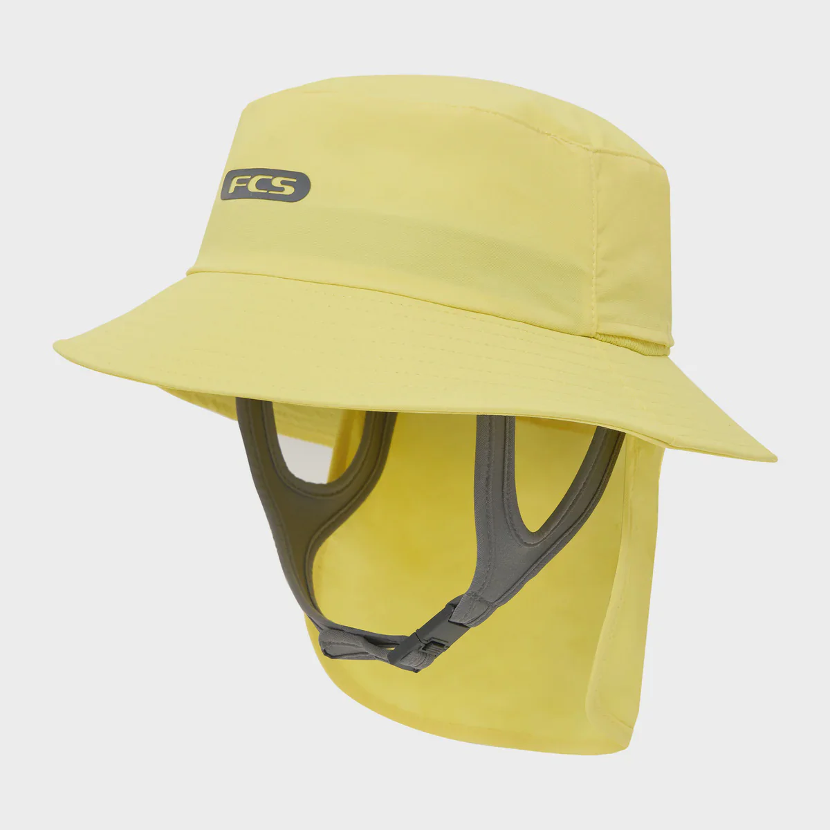 FCS ESSENTIAL SURF BUCKET HAT - BUTTER