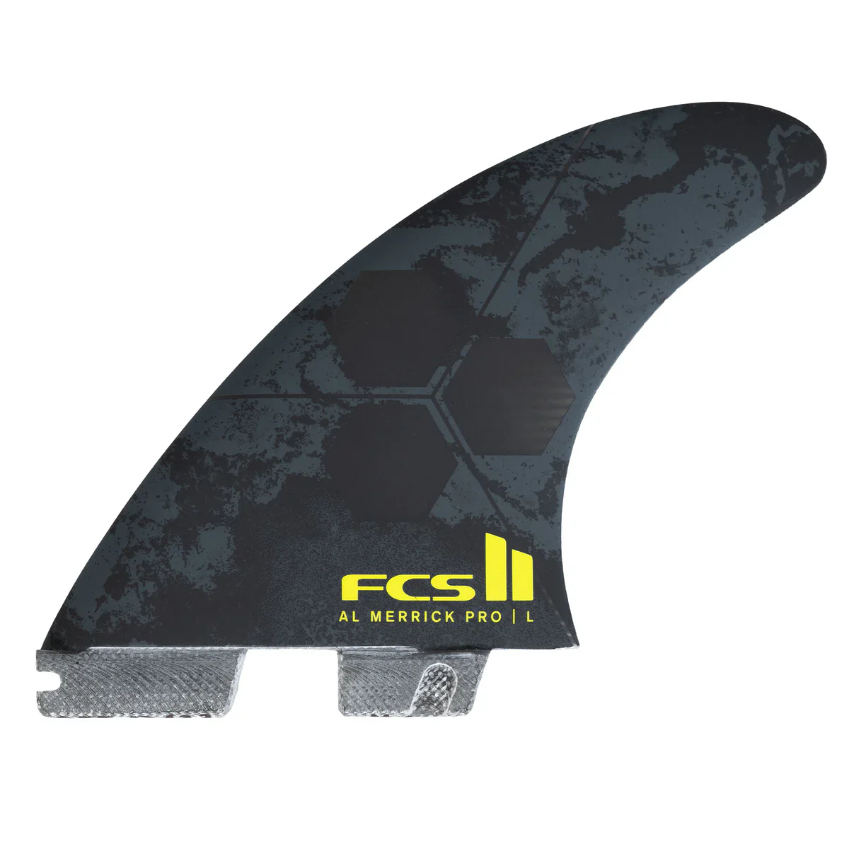 FCS II Al Merrick PG Pro Tri Fin Set - Black/Acid