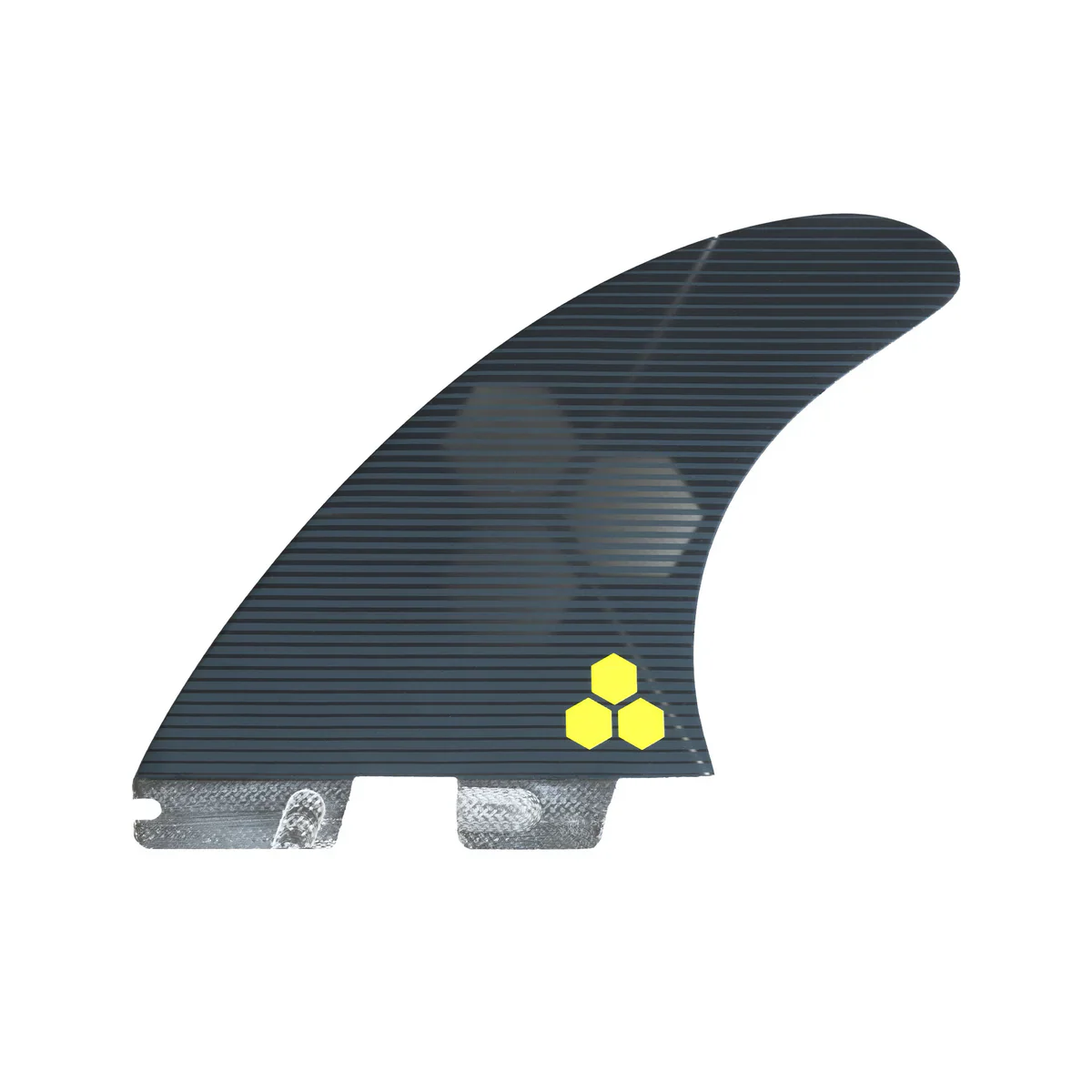 FCS II Al Merrick PG Pro Tri Fin Set - Black/Acid - Image 2