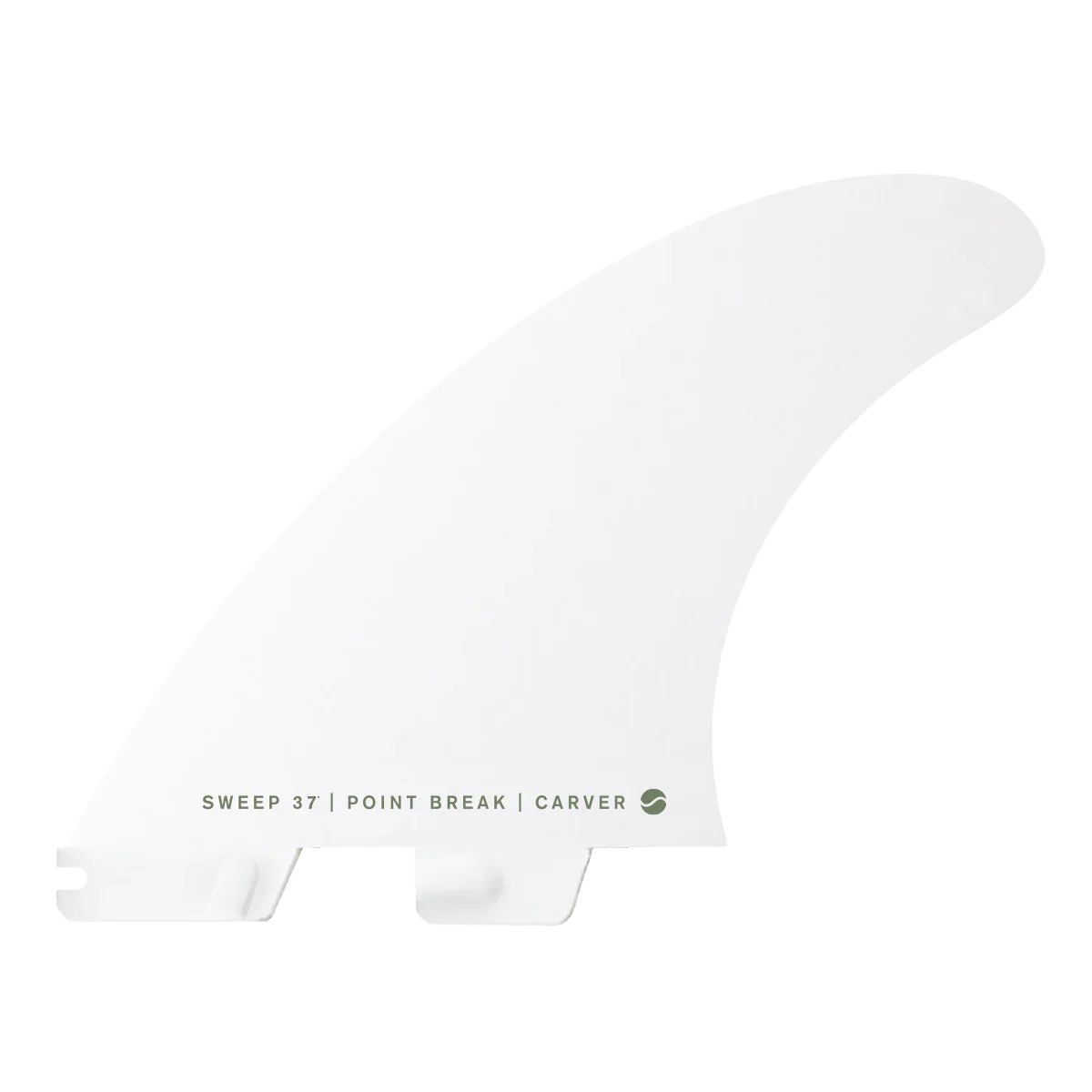 FCS II Carver PC Tri Fin Set - White Edition - Image 2