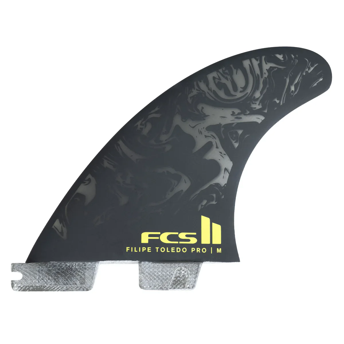 FCS II FILIPE TOLEDO PG PRO TRI FIN SET - BLACK/ACID