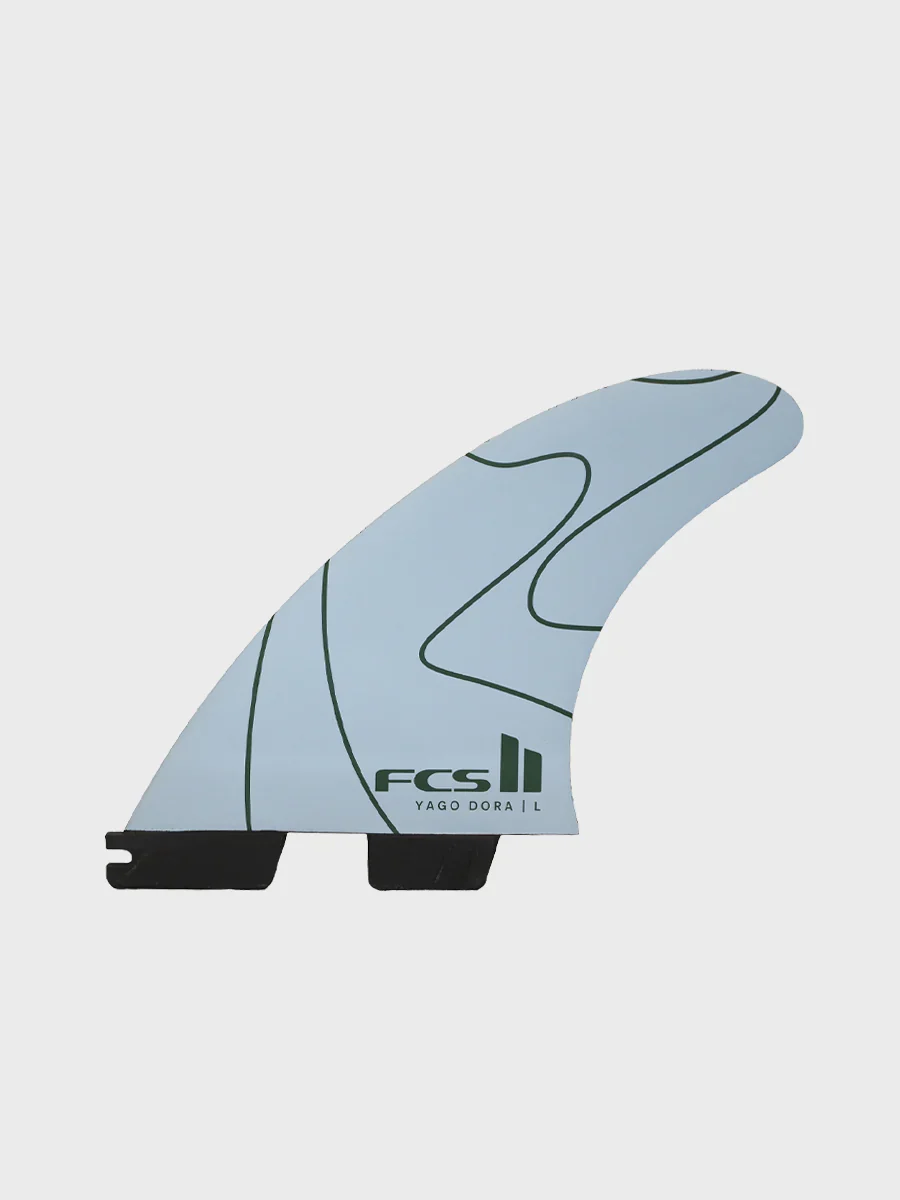 FCS II Yago Dora PC Tri Fin Set - Flux/Charcoal