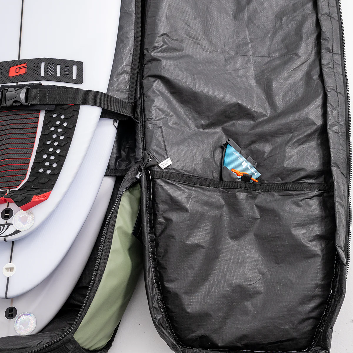 FCS Travel 3W Shortboard/Fish Wheelie Board Cover - Alpine - Image 10