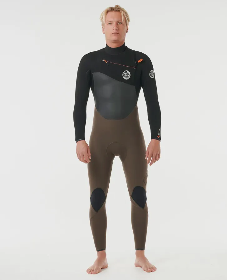Rip Curl Flashbomb E7 4/3 Chest Zip Fullsuit Steamer - Deep Rock