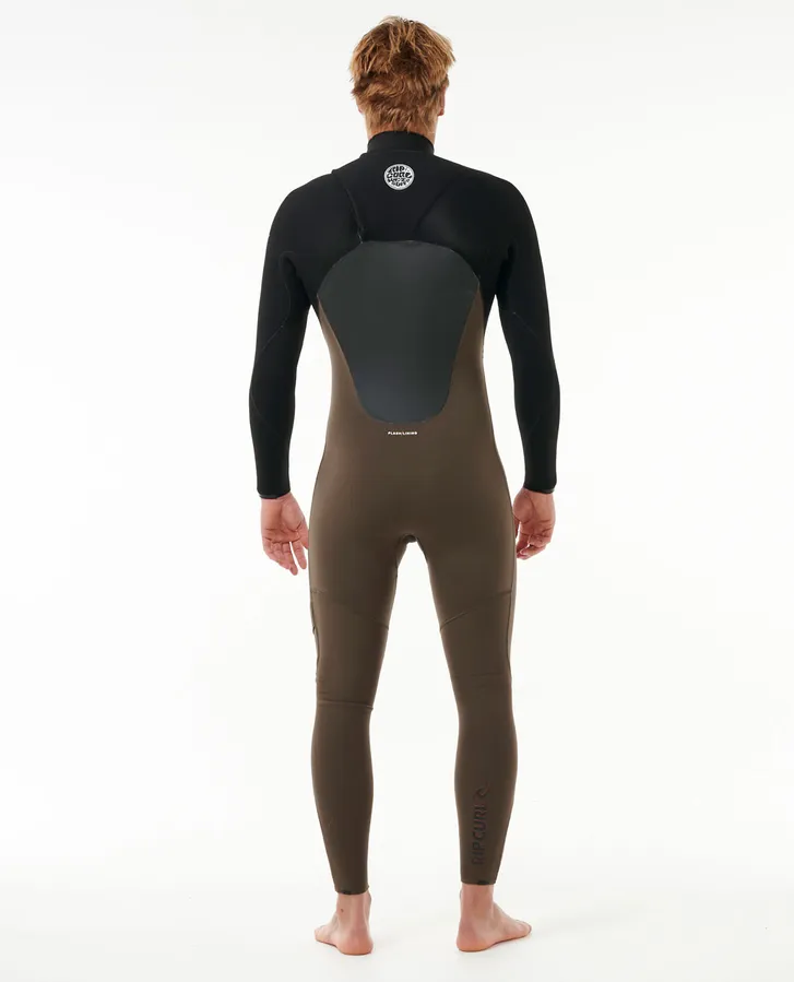 Rip Curl Flashbomb E7 4/3 Chest Zip Fullsuit Steamer - Deep Rock - Image 2