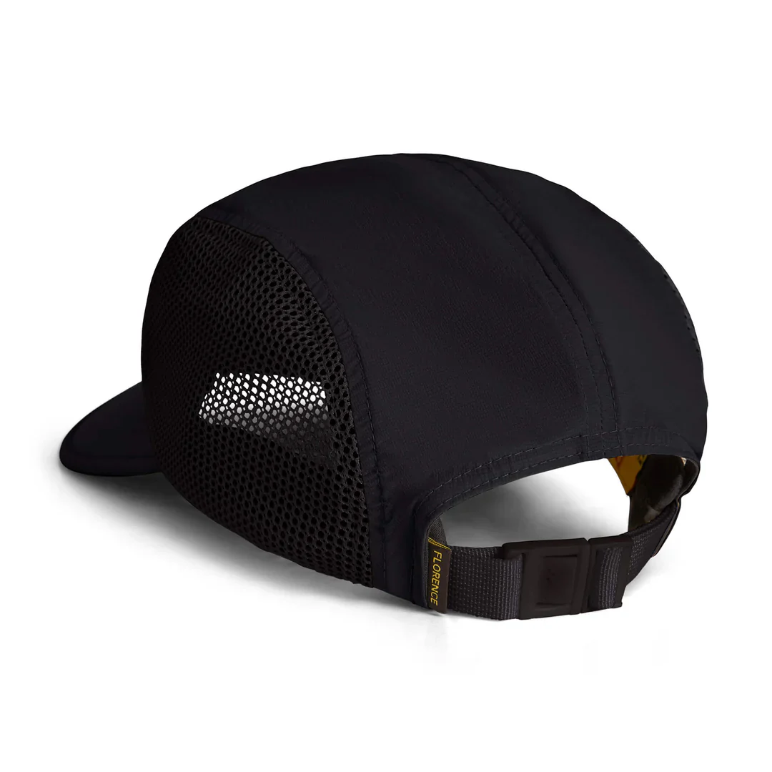 Florence Airtex Runner Hat - Black - Image 2