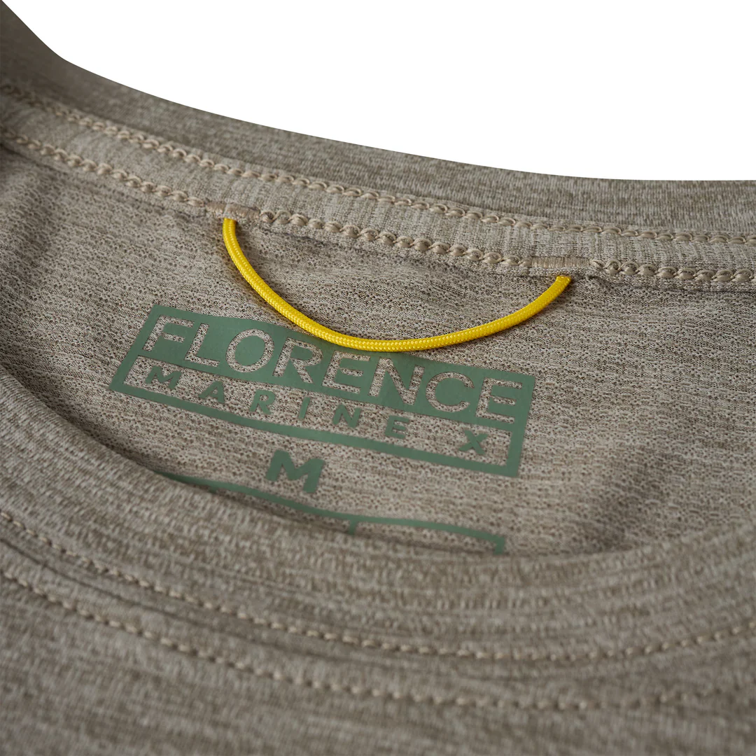 Florence Airtex Short Sleeve Shirt - Heather Vintage Khaki - Image 5