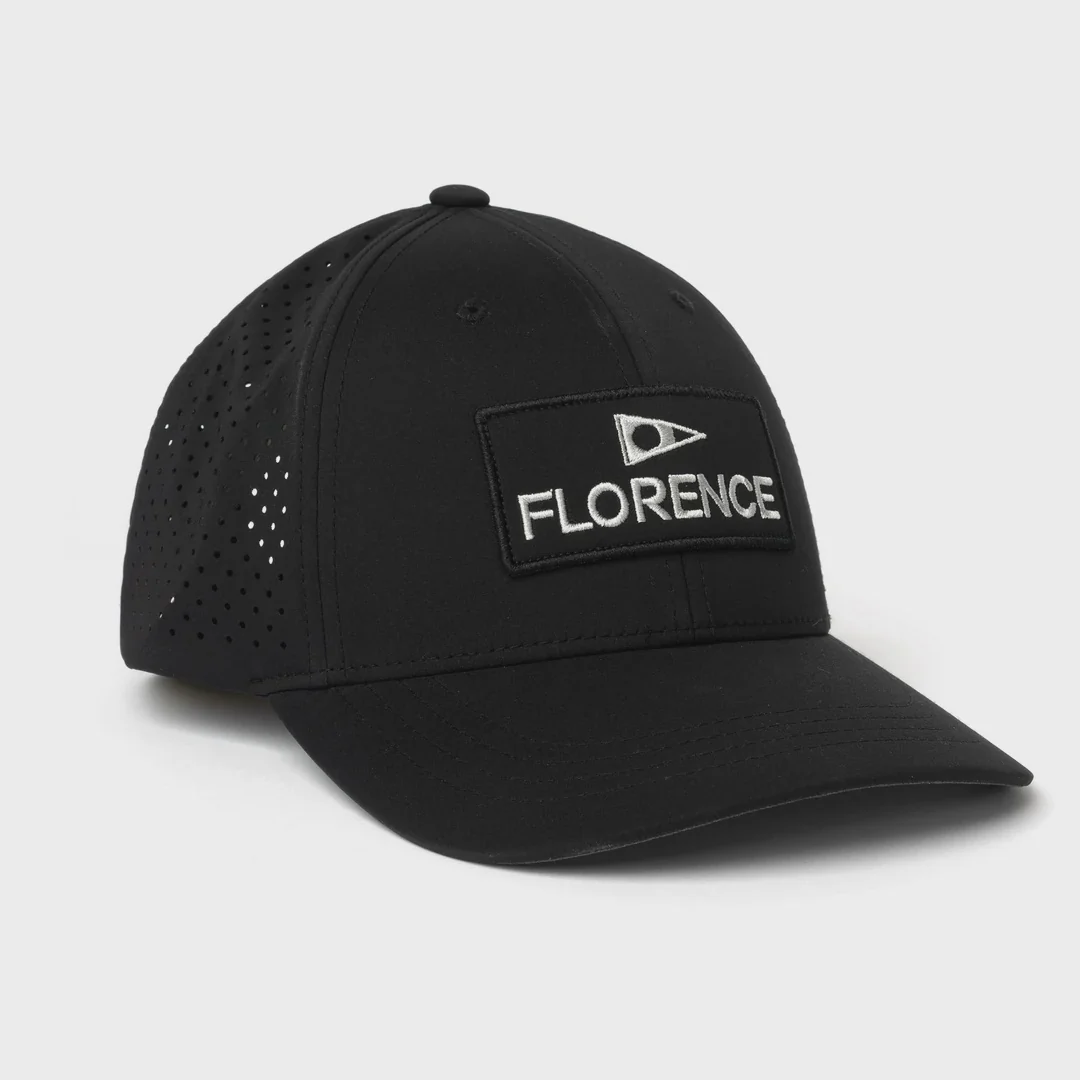 Florence Airtex Trucker Hat - Black
