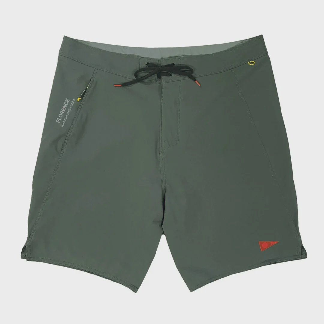 Florence Standard Issue Boardshort - Dark Sage