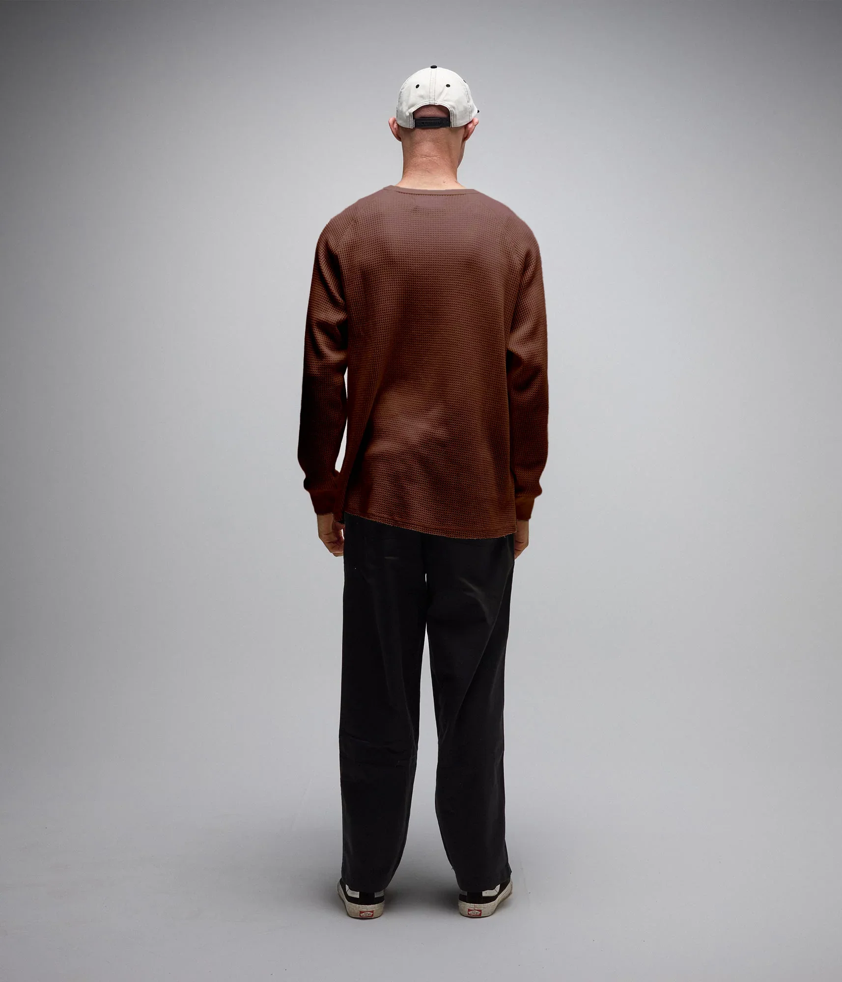 Former AG Raglan Waffle - Brown - Image 4