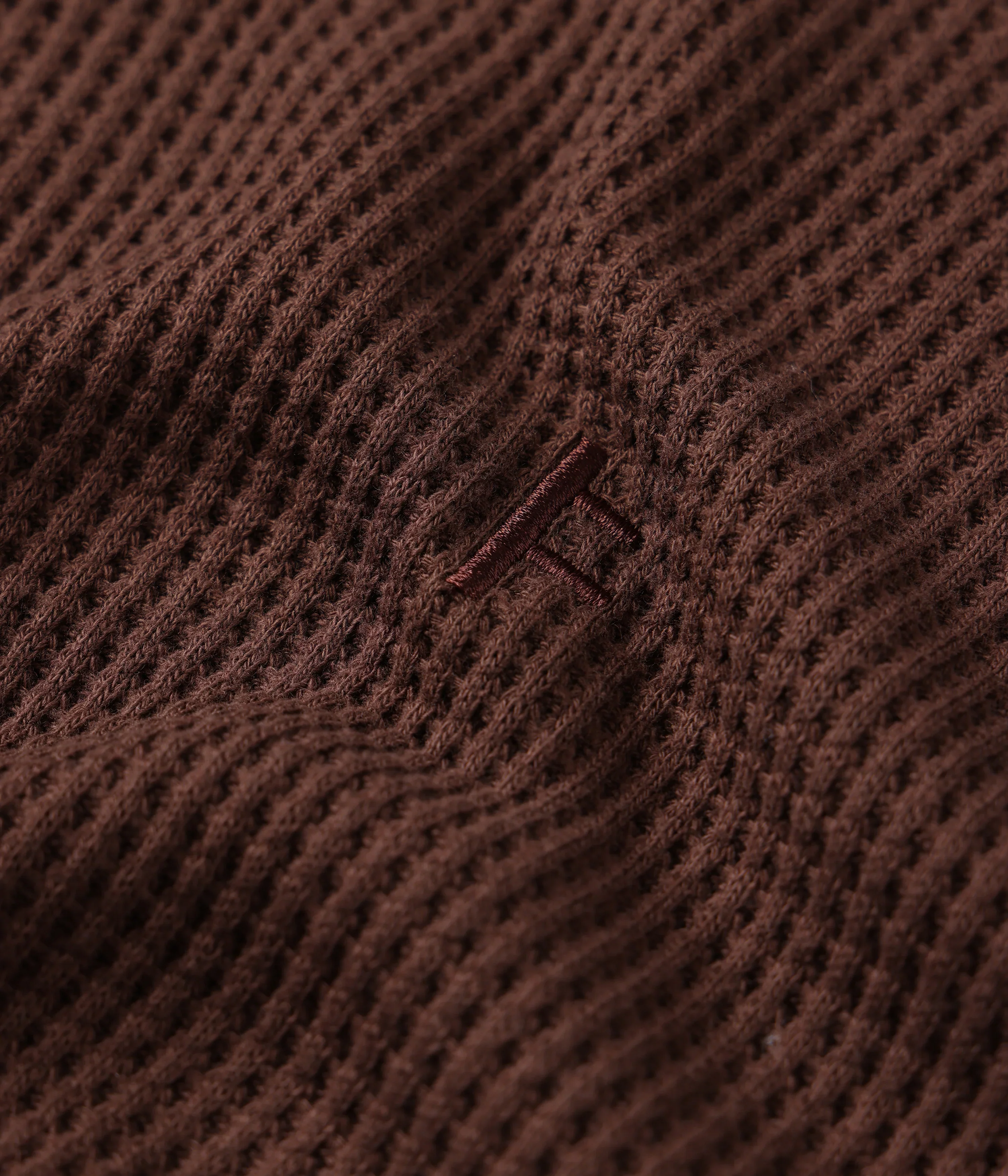 Former AG Raglan Waffle - Brown - Image 6
