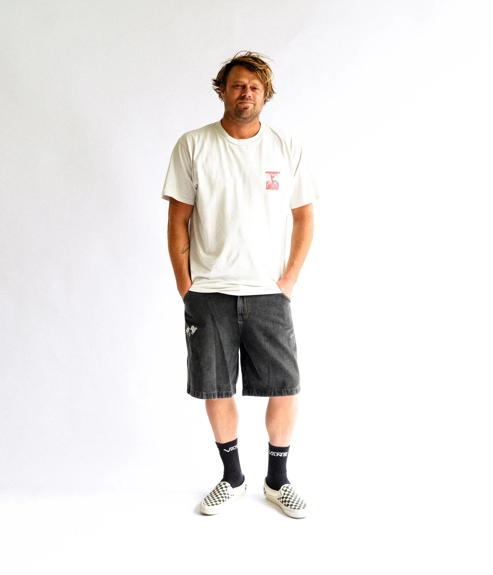 Former Slant F Crux T-Shirt - Bone - Image 3