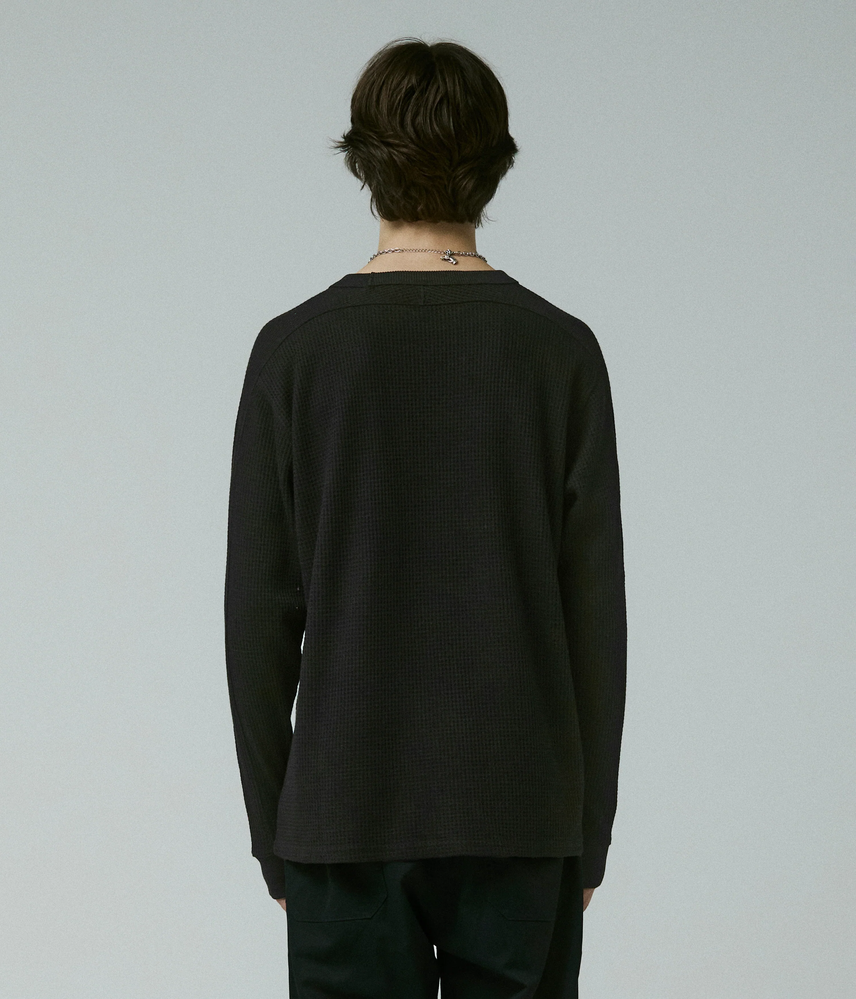 Former Franchise Waffle LS T-Shirt - Black - Image 3