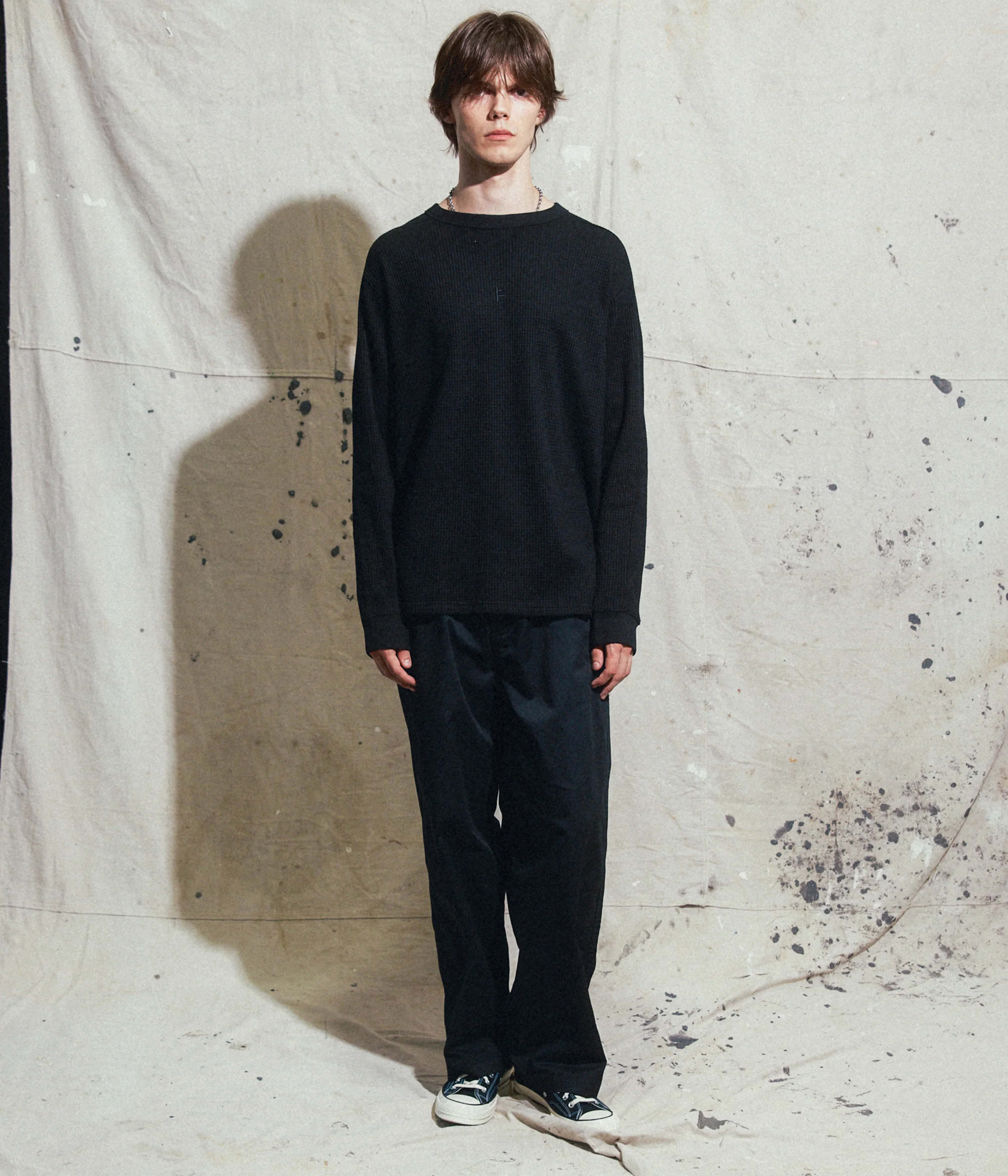 Former Franchise Waffle LS T-Shirt - Black - Image 5