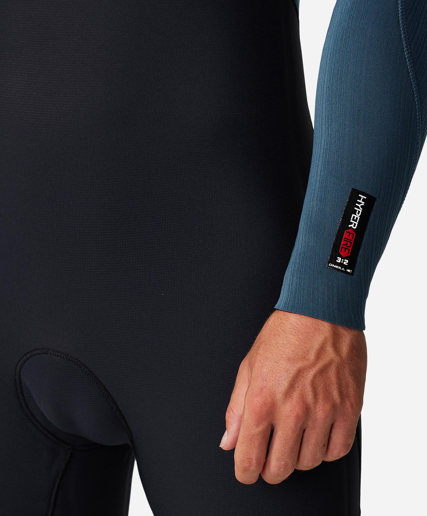 HyperFire 3/2mm Steamer Chest Zip Wetsuit - Cadet - Image 4
