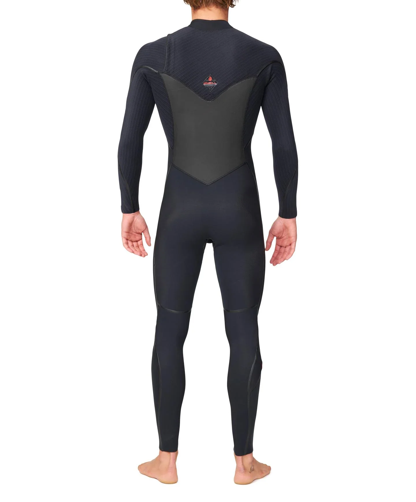 HyperFire X 4/3mm Steamer Chest Zip Wetsuit - Black - Image 2