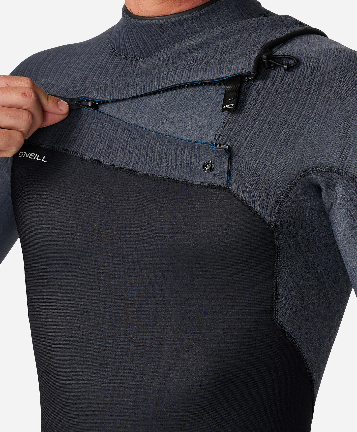 HyperFreak 3/2+ Steamer Chest Zip Wetsuit - Graphite - Image 3