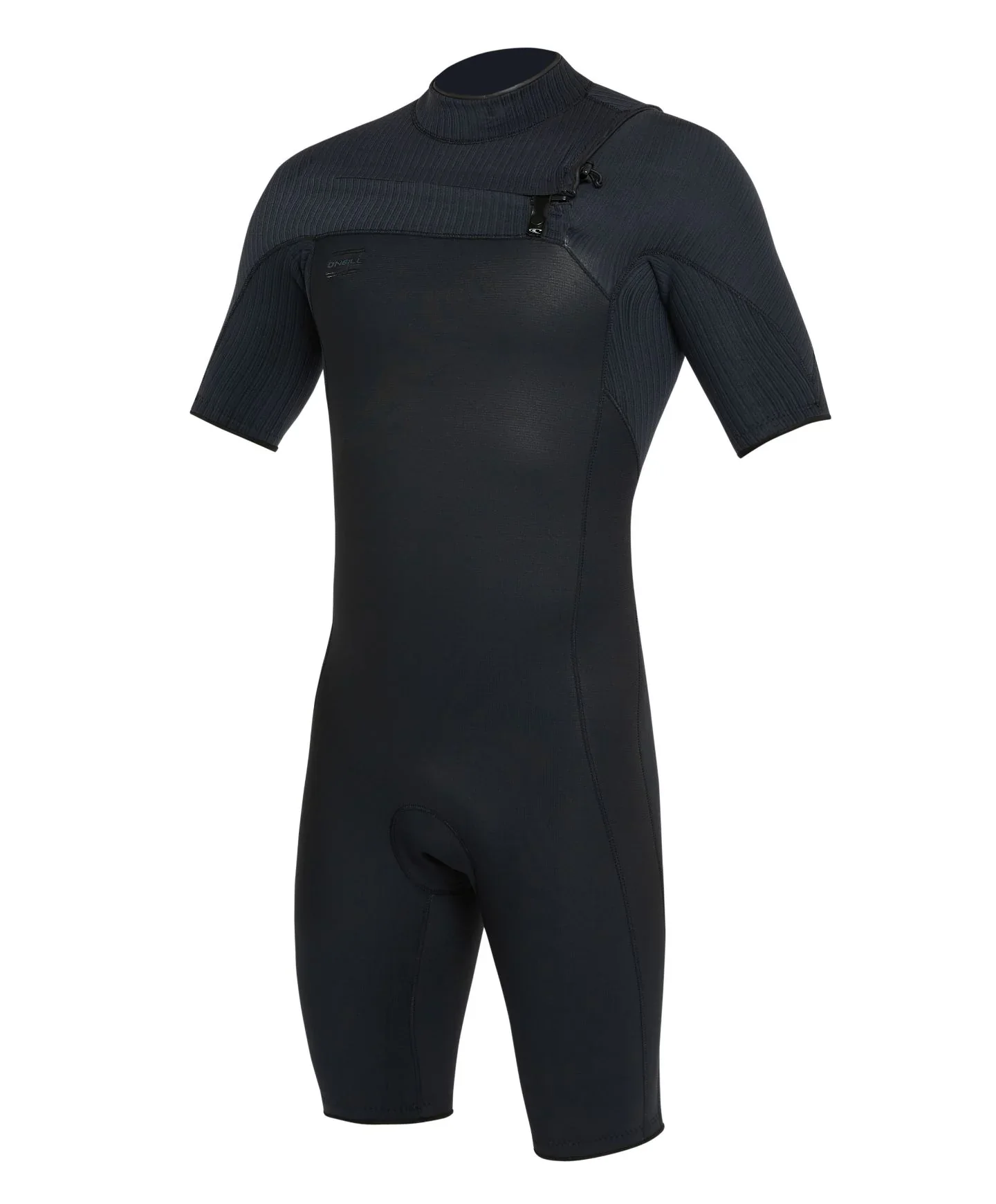 O'neill HyperFreak Chest Zip Short Sleeve 2mm Spring Suit - Black