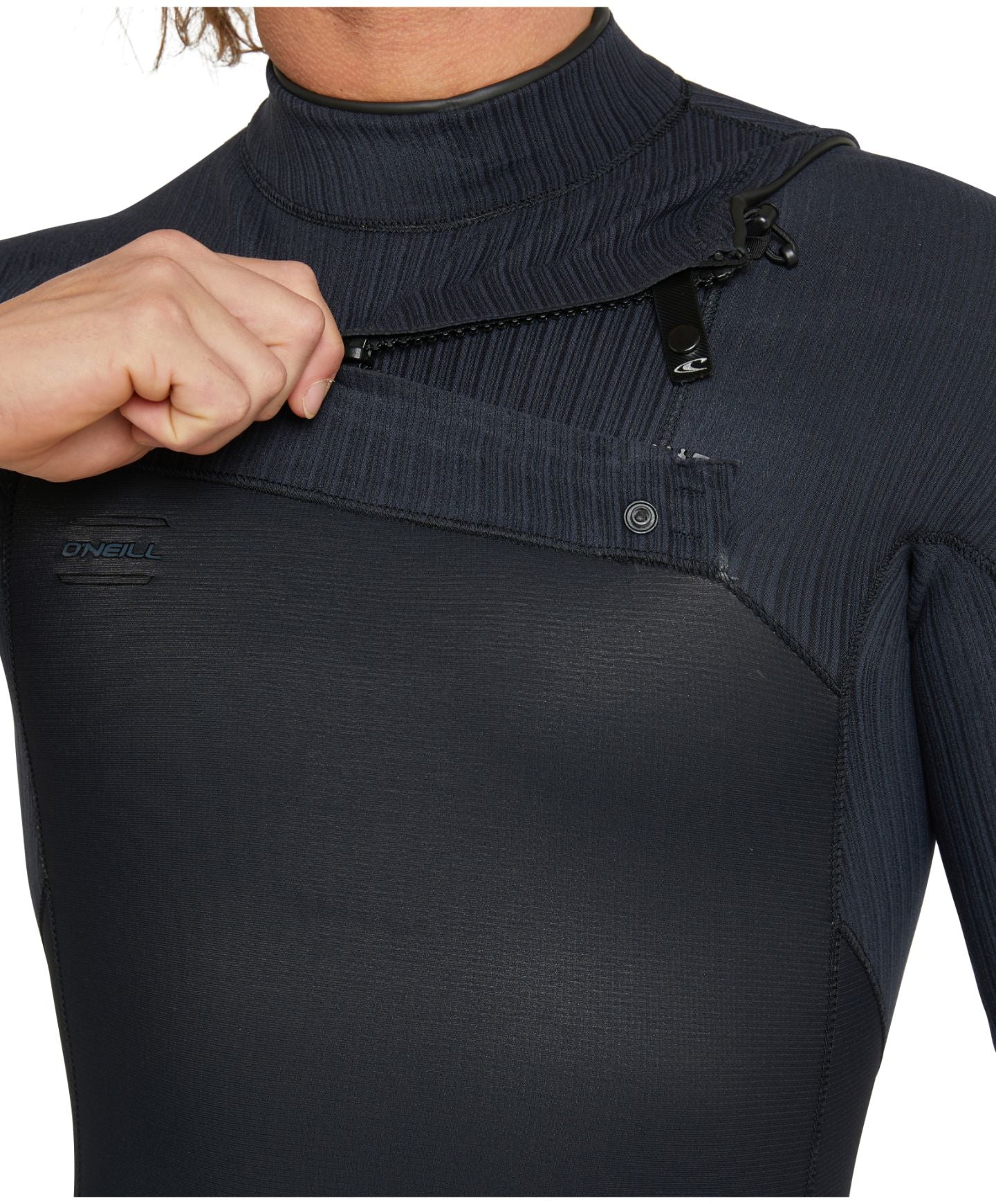 O'neill HyperFreak Chest Zip Short Sleeve 2mm Spring Suit - Black - Image 3