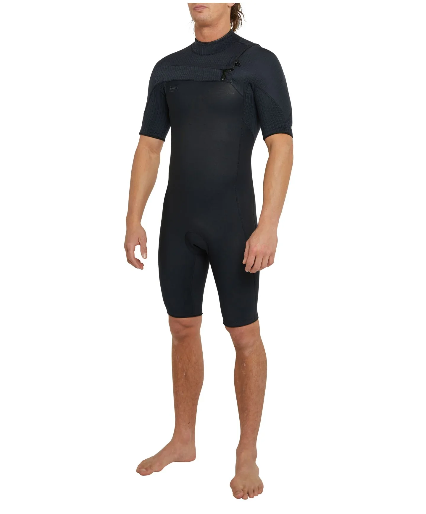 O'neill HyperFreak Chest Zip Short Sleeve 2mm Spring Suit - Black - Image 4