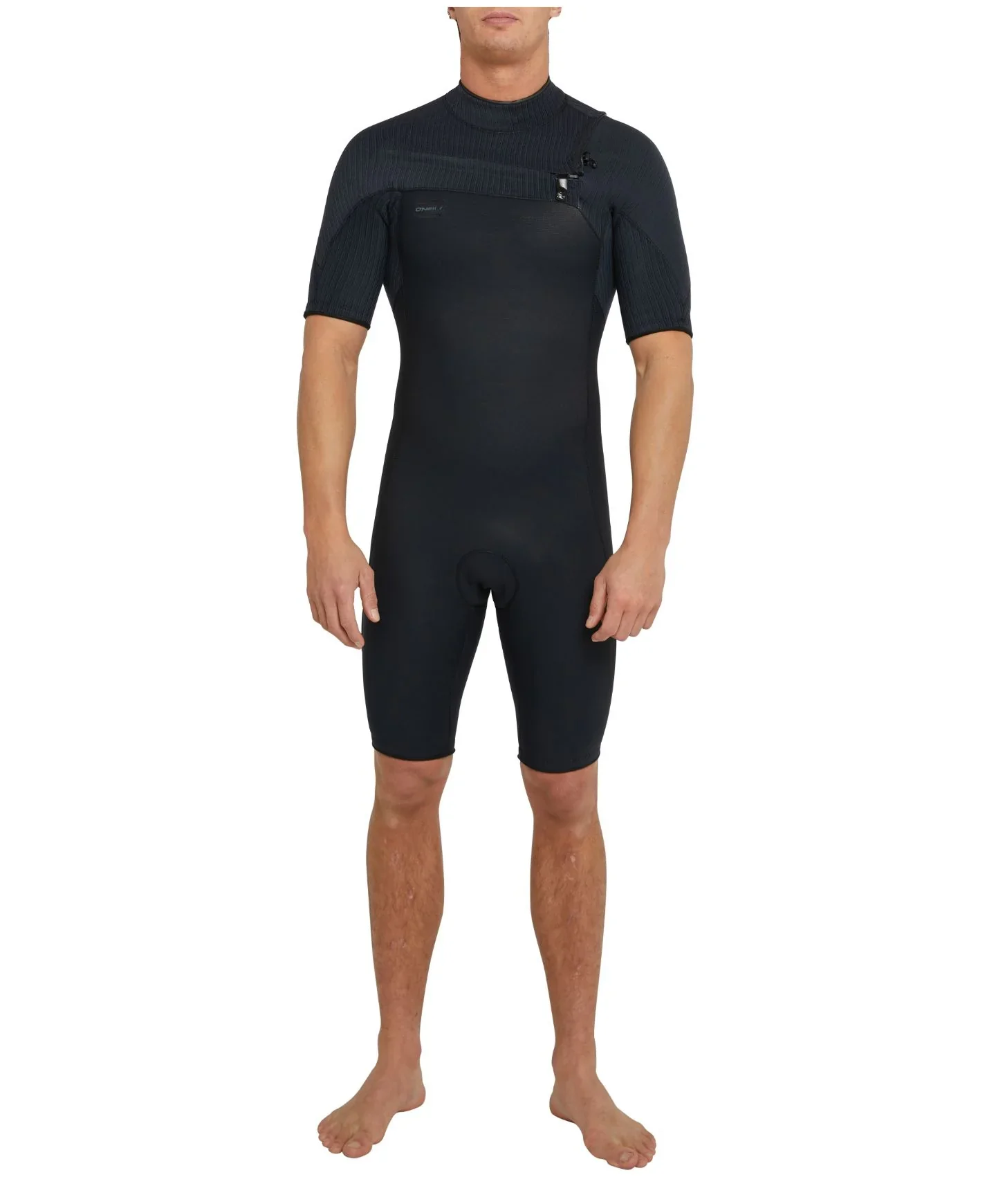 O'neill HyperFreak Chest Zip Short Sleeve 2mm Spring Suit - Black - Image 6